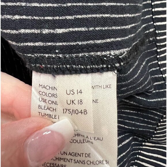 ANTHROPOLOGIE Bloomingprint Dress Adrienne Flounced Midi Floral Size 14 Pockets - Picture 13 of 13